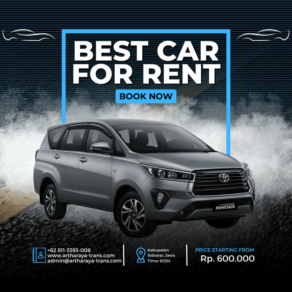 sewa mobil innova reborn putih